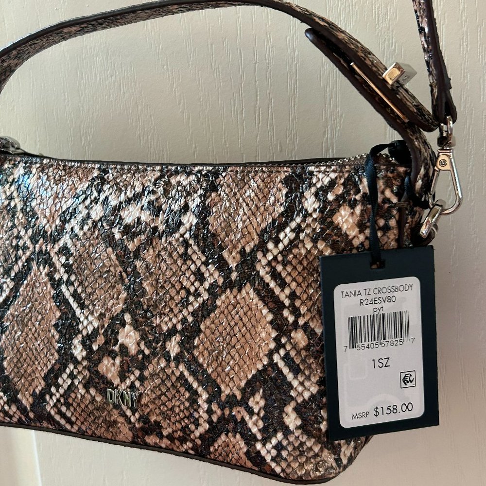 DKNY Snakeskin Crossbody Bag. BRAND NEW with tags. Christmas Present!!